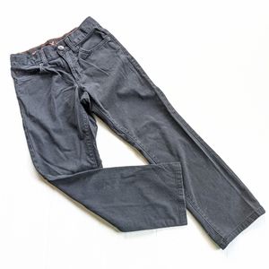 URBAN PIPELINE boys straight fit black khaki pants
